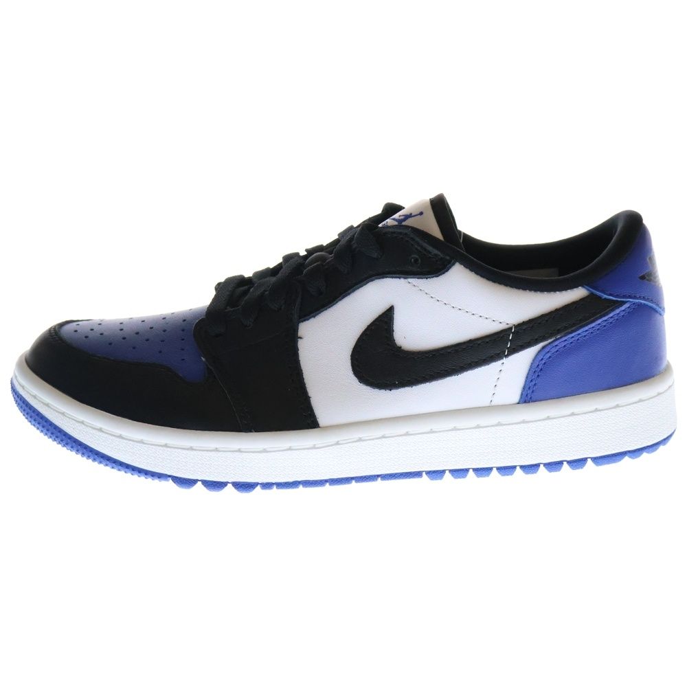 NIKE (ナイキ) AIR JORDAN 1 LOW GOLF ROYAL TOE エアジョーダン1 ロー NIKE JORDAN ローカット スニーカー ブルー ホワイト ブラック