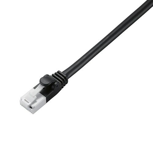 【5個セット】エレコム EU RoHS指令準拠 CAT5E対応 爪折れ防止 LANケーブル 2m/簡易パッケージ仕様(ブラック) LD-CTT/BK2/RSX5