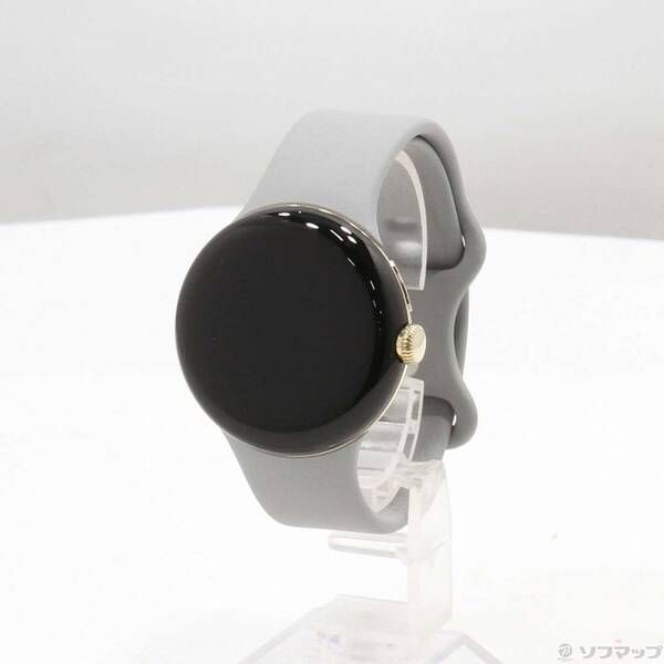 中古品〕 Google Pixel Watch Champagne Gold ステンレス ケース
