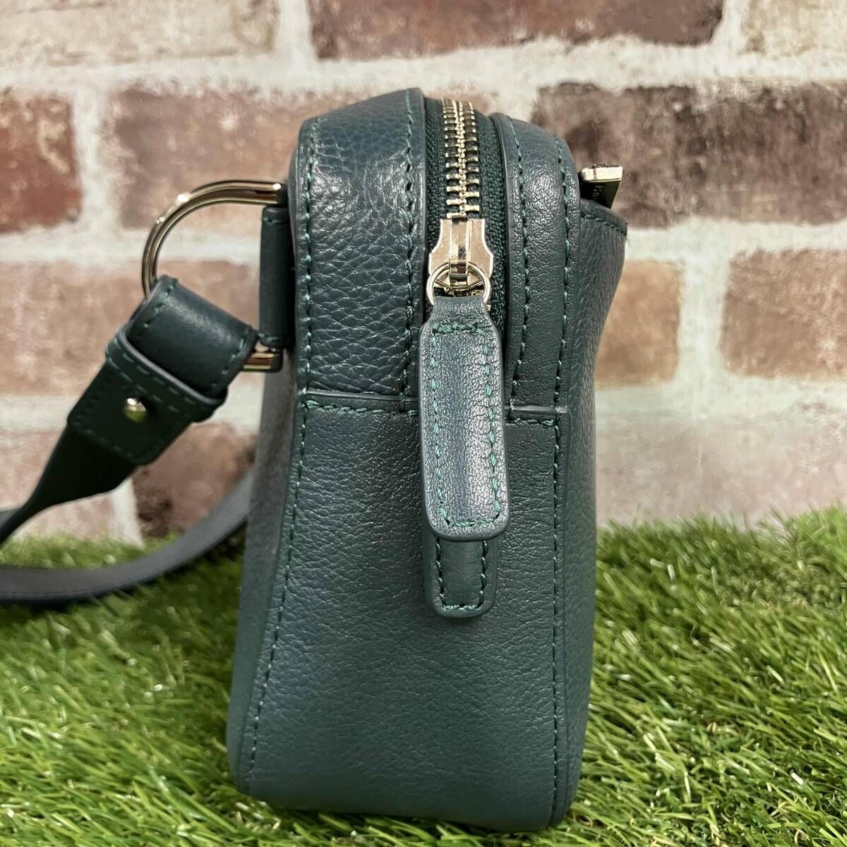 MOTHERHOUSE/マザーハウス/リニア2wayショルダー/グリーニッシュブルー