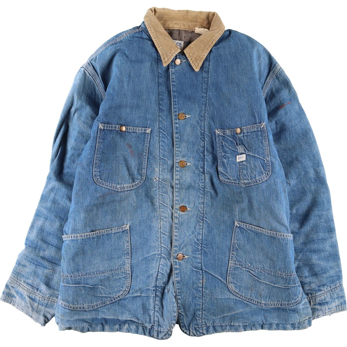 古着 70年代 リー Lee 81-LJ デニムカバーオール USA製 メンズXL