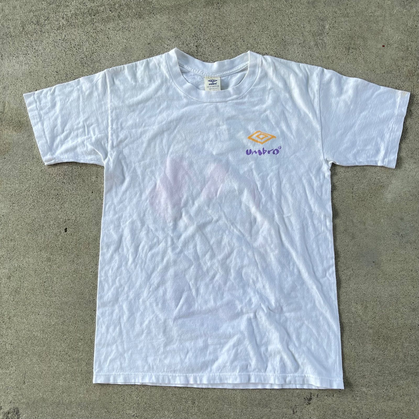 90's USA製 UMBRO プリントTシャツ 古着 アンブロ サッカー