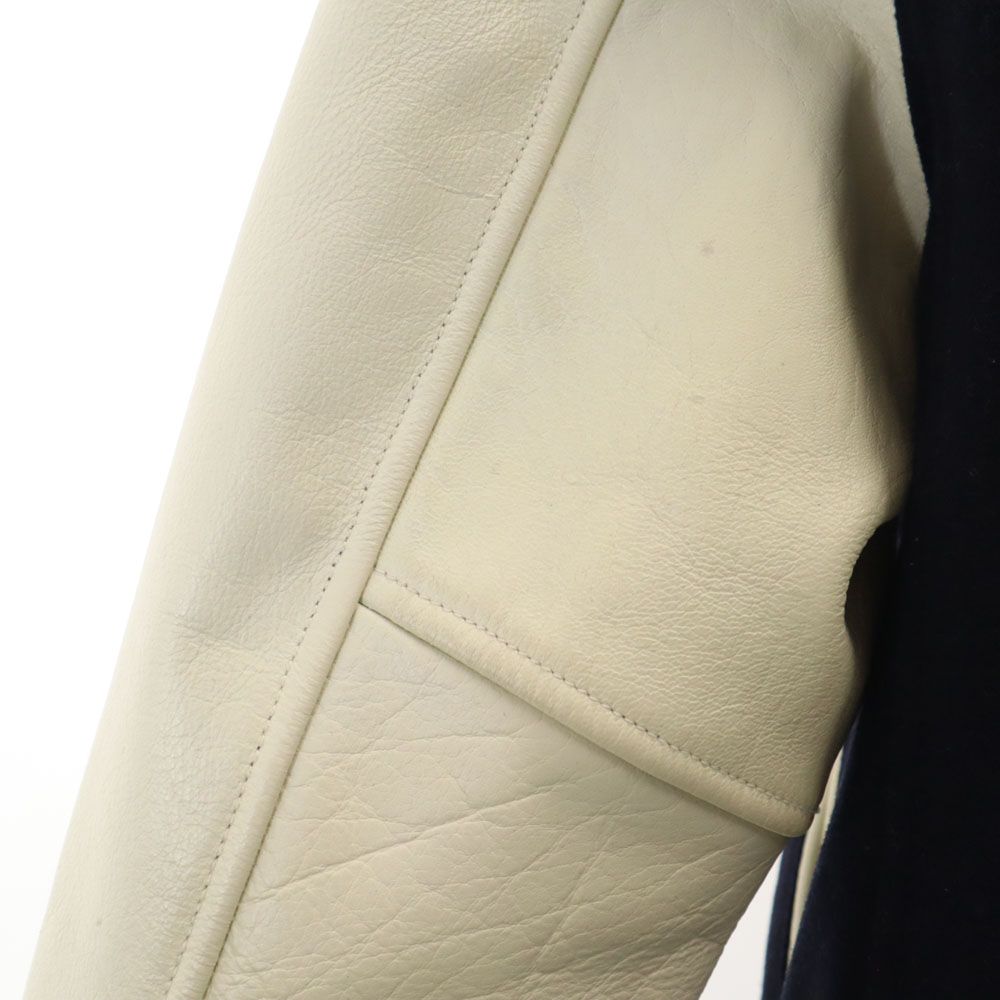 メルトン 牛レザー スタジャン journal standard size M メルトン 牛レザー スタジャン journal standard size M