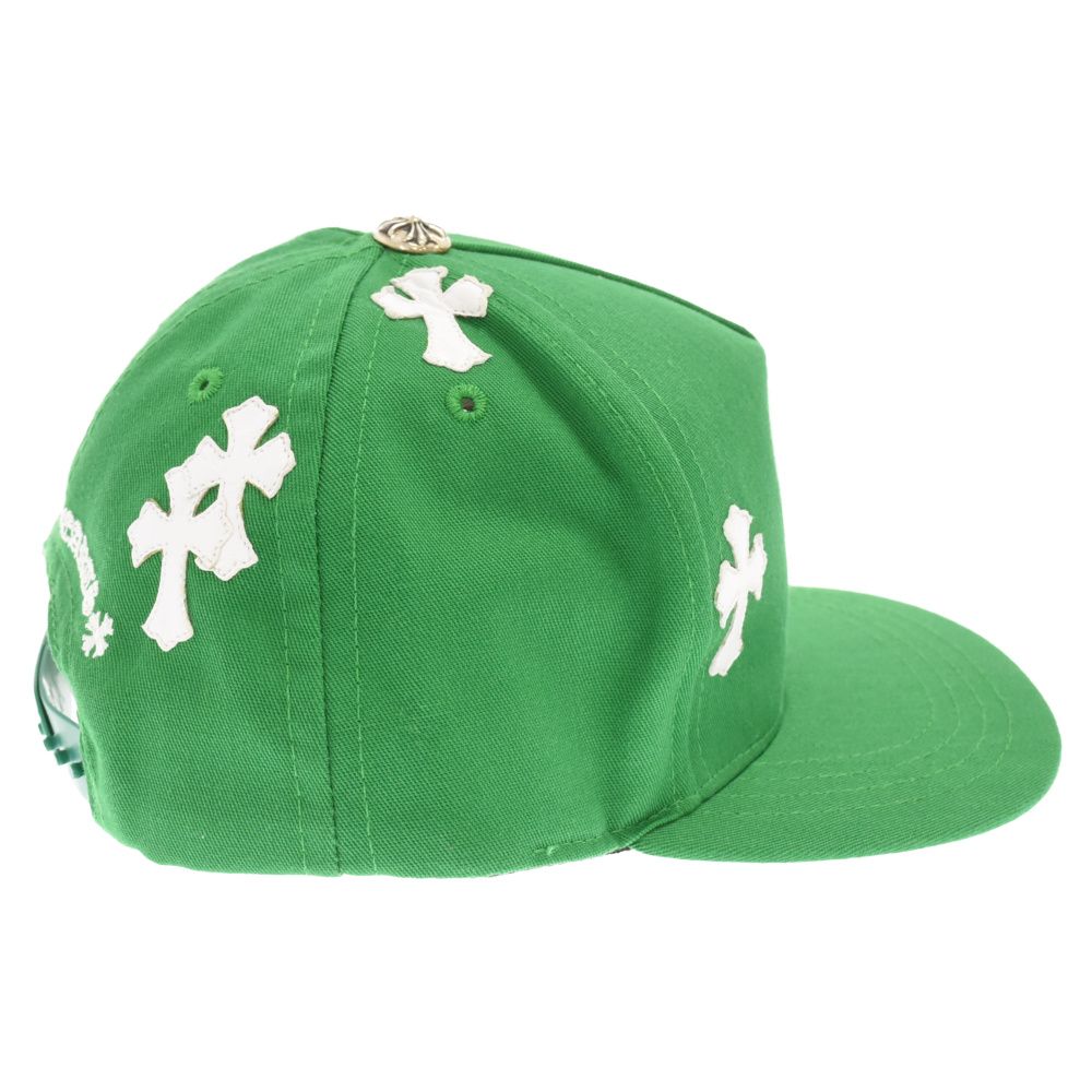 Chrome Hearts キャップ グリーン クロムハーツ クロス パッチ ベースボール キャップ グリーン (CHROME