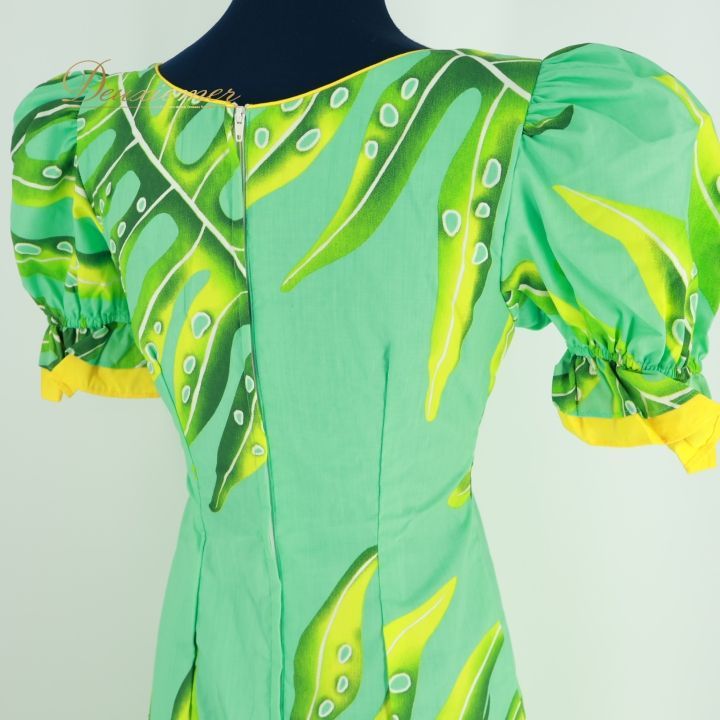 フラダンス 衣装 ワンピース ドレス ブルー系 フラ ダンス 青 水色