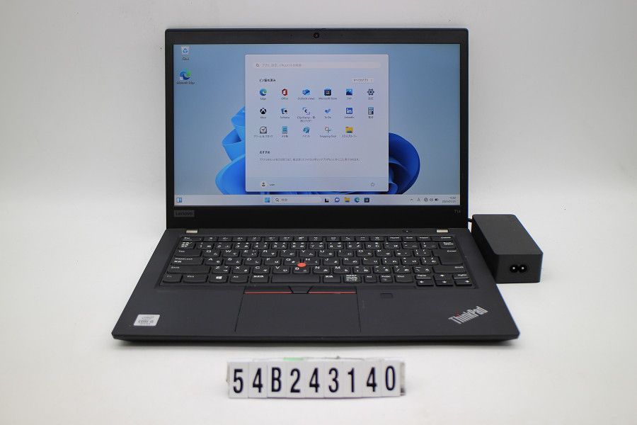 Lenovo ThinkPad T14 Gen1 Core i5 10210U 1.6GHz/8GB/256GB(SSD)/14W/FHD(1920x1080)/Win11 【54B243140】