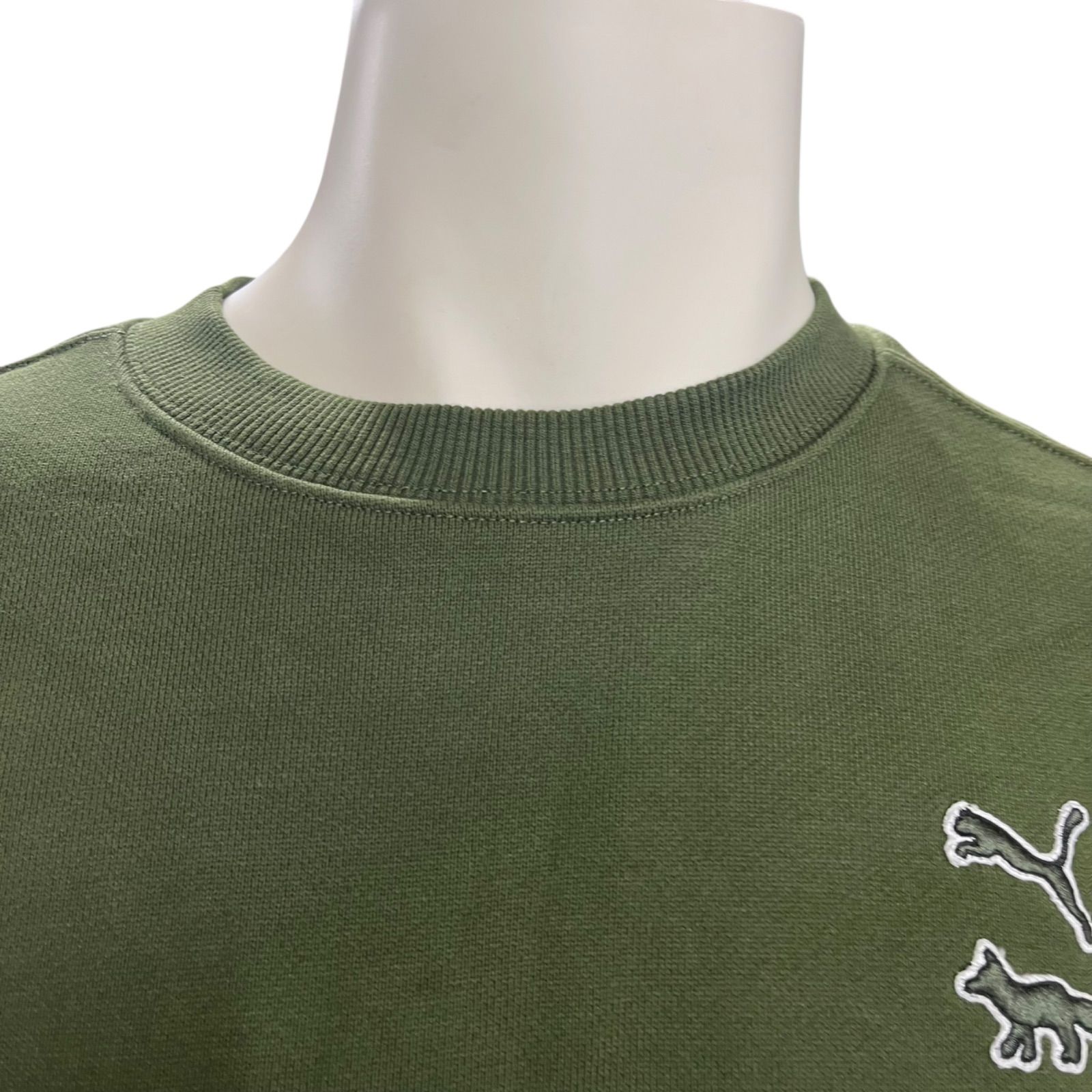 美品 プーマ×メゾンキツネ Puma maison kitsune トレーナー スウェット 