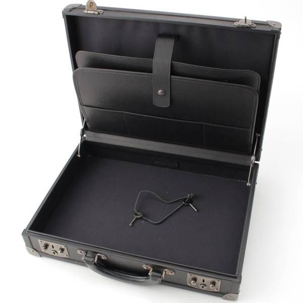 ボッテガ ヴェネタ BOTTEGA VENETA アタッシュケース レザー PVC