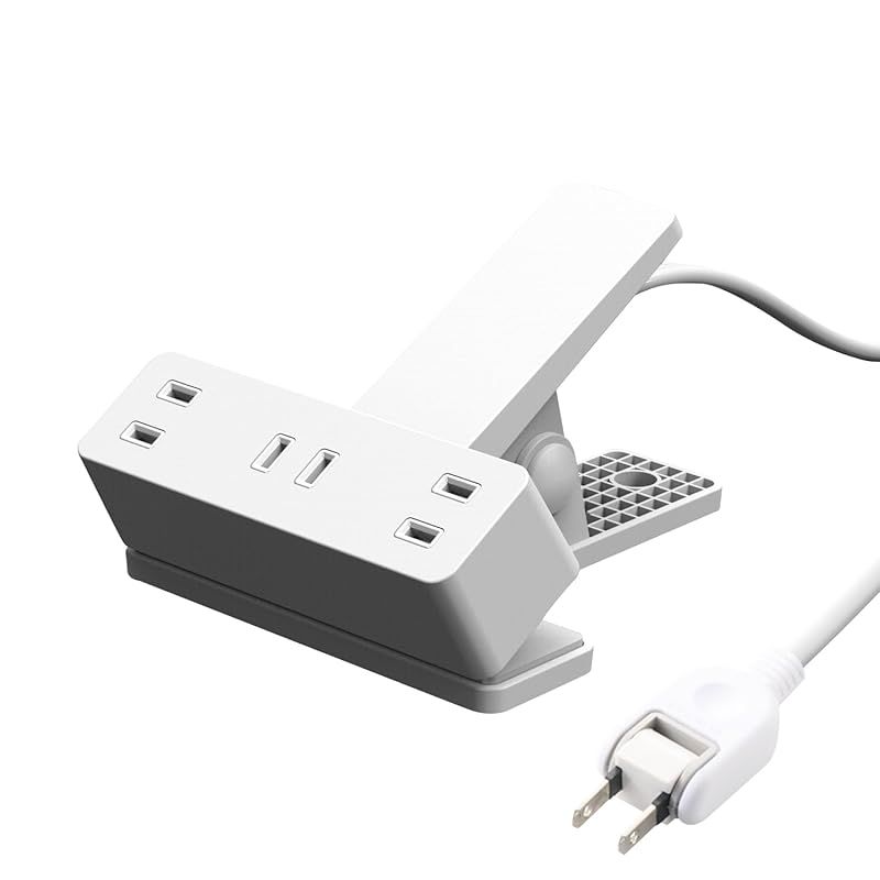 エレコム 電源タップ 雷ガード 3個口 クリップ ほこりシャッター付 スイングプラグ 3m ホワイト ECT-1430WH 1