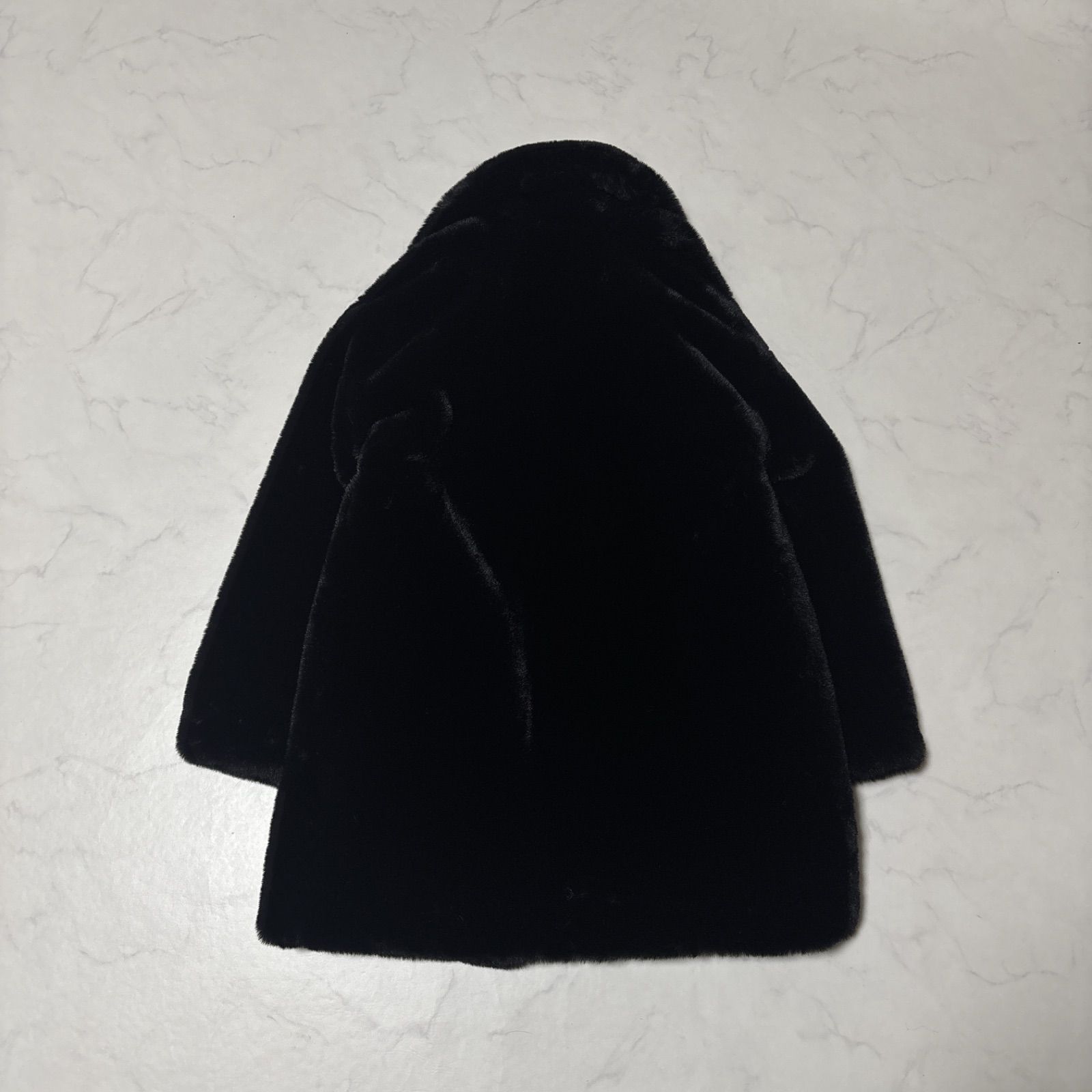 未使用級♡ZARA フェイクファーコート　ジャケットビッグカラー XS 未使用級ZARA フェイクファーコート ジャケットビッグカラー XS