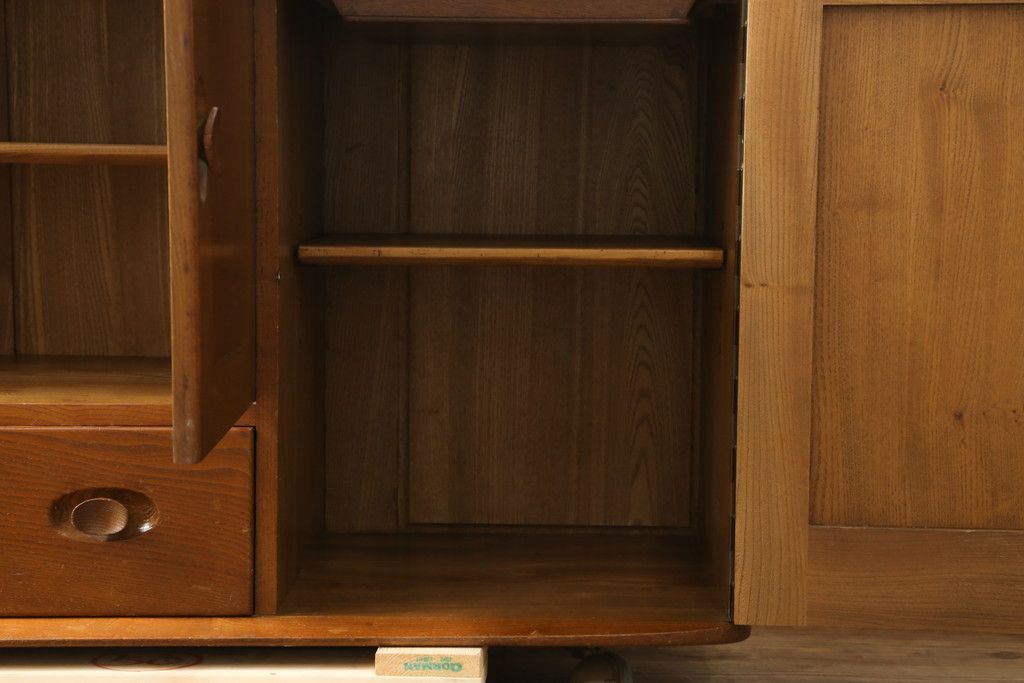 GMEK86○maruni / マルニ木工 最高級 飾り棚 キャビネットカップボ