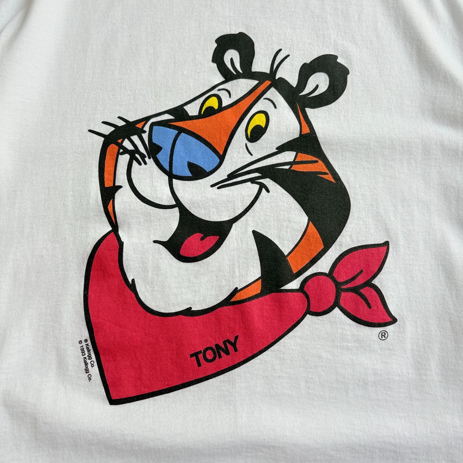 90s Kellogg Tony the Tiger Printed T-shirt ケロッグ コーン