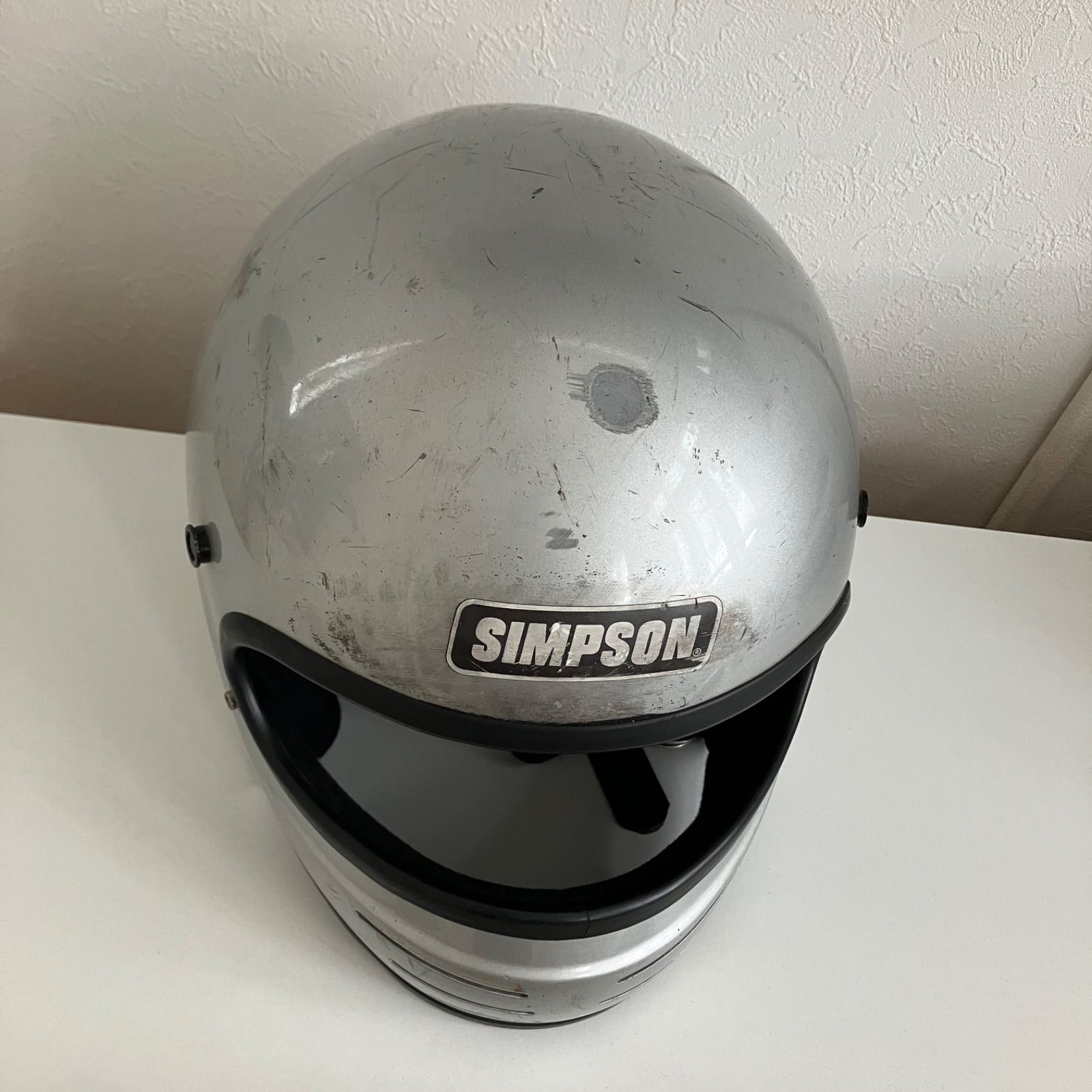 楽天市場】シンプソン M30 【シルバー 59cm 】 フルフェイスヘルメット