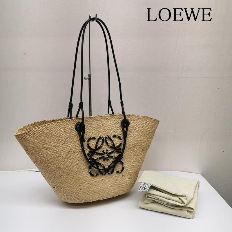 LOEWE ロエベ ハンドバッグ アナグラム バスケット かご バッグ ミディアム