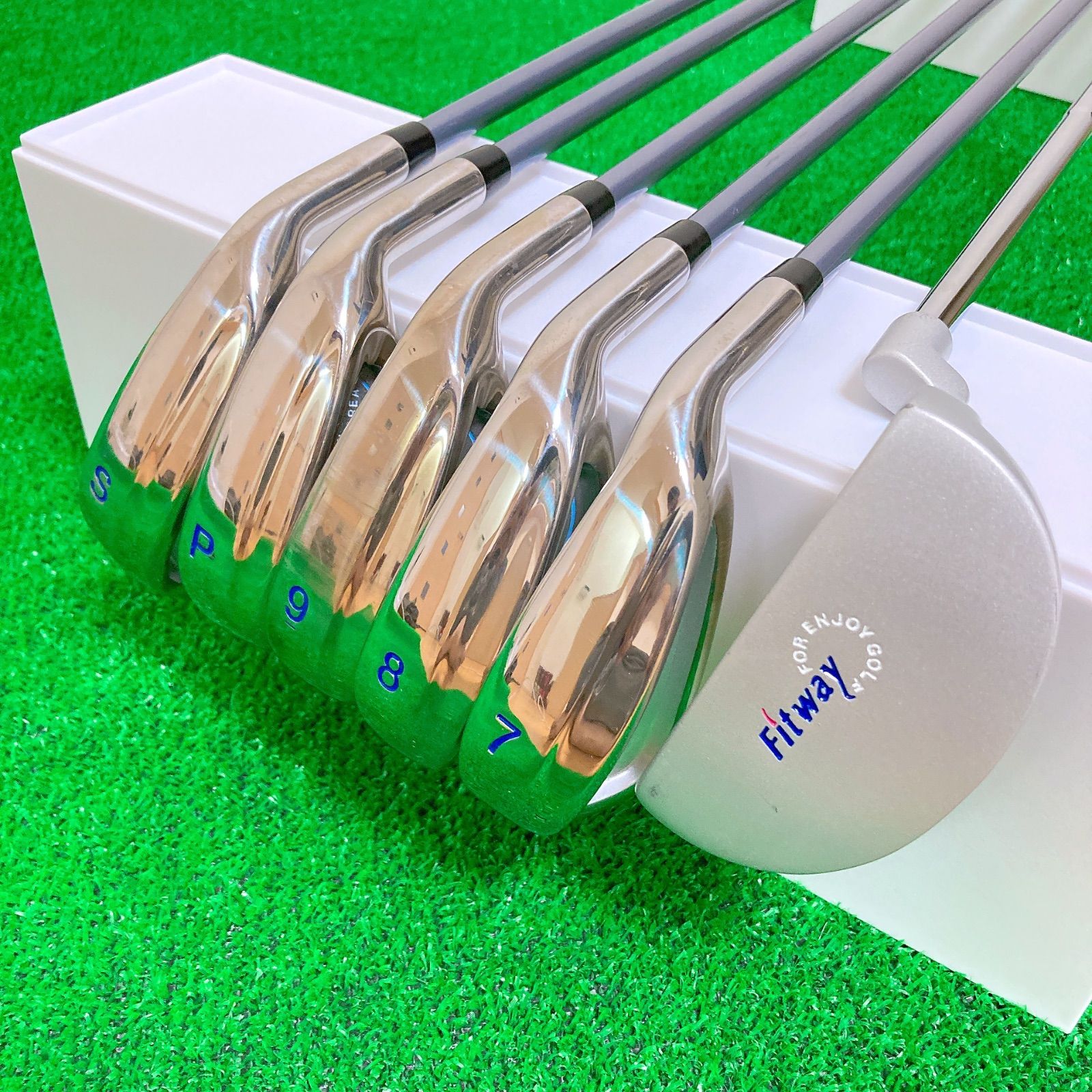  超 FITWAY レディース ゴルフセット 10本 L アイアン ドライバー フェアウェイウッド パター クラブセット レディース