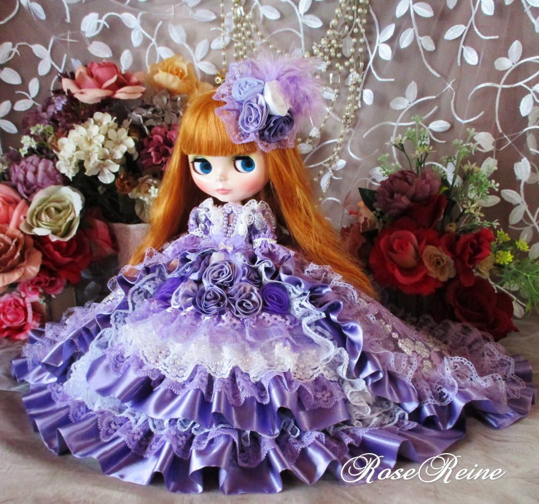 Kページ エリザベス王妃 魅惑のパープル ロングトレーンドールドレス it-62a803161d730-1200.jpg