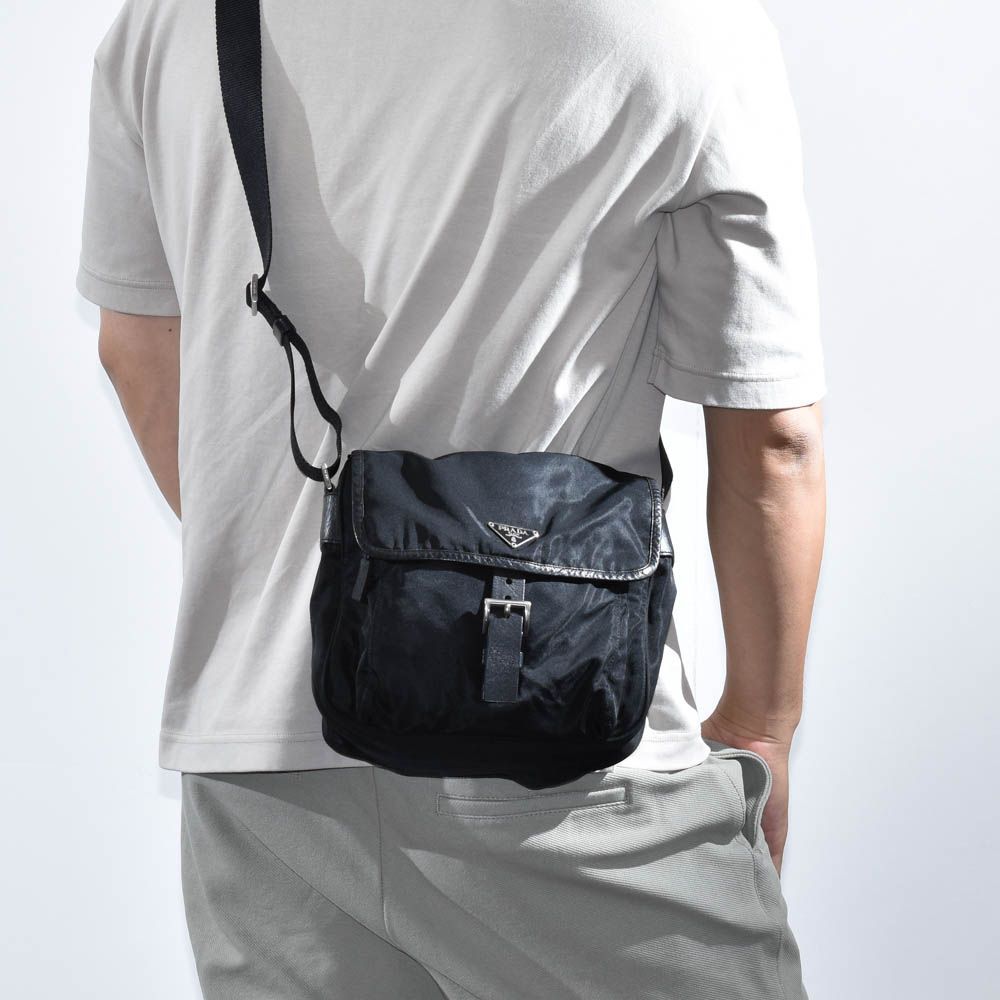 中古USED PRADA ショルダーバッグ ナイロン BT0173 ロゴ 33010 中古USED PRADA ショルダーバッグ ナイロン BT0173 ロゴ 33010
