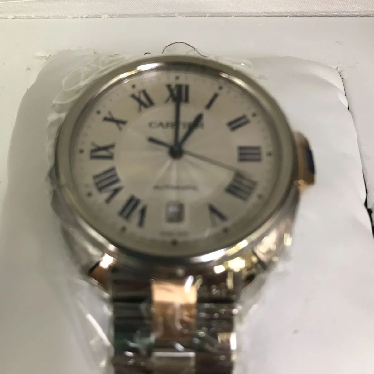 【未使用品】カルティエ　腕時計 CLE DE CARTIER W2CL0002 メンズ
