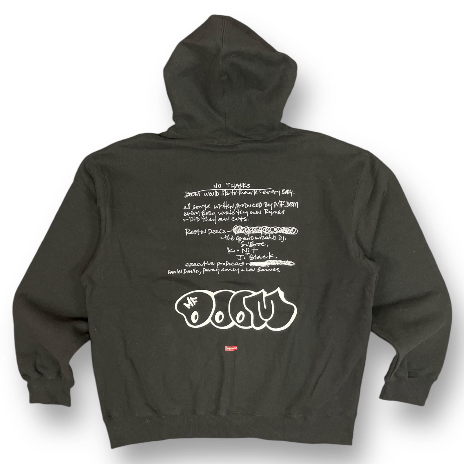 未使用 Supreme 23AW Mf Doom Hooded Sweatshirt MFドゥームフーディー 