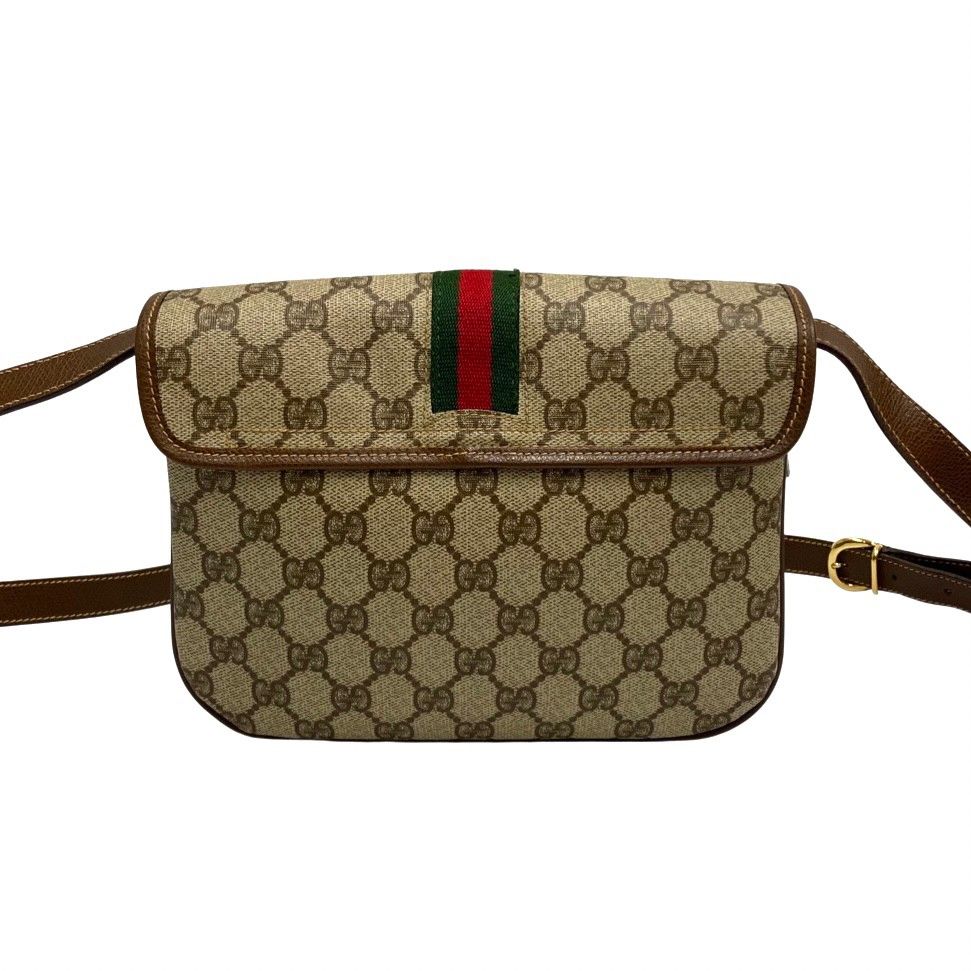 極 美品 GUCCI グッチ オールドグッチ ヴィンテージ シェリーライン GG