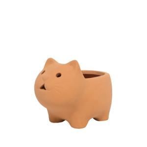新品・3営業日で発送】ケー・イー・アイ アニマルテラコッタ ネコ