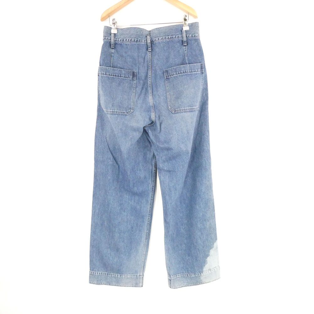 TANAKA タナカ THE WIDE JEAN TROUSERS ST-108 デニムパンツ 27 コットン100% VINTAGE BLUE レディース AY7267A15