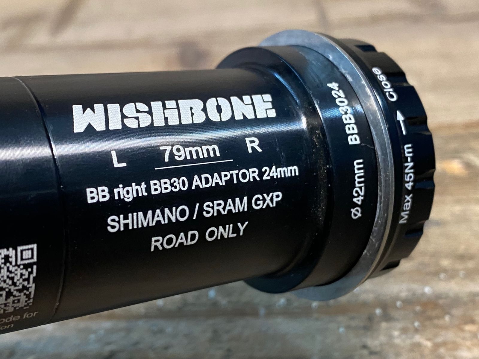 【未使用】WISHBONE BBB3024 ボトムブラケット WISHBONE BB3024 (ウィッシュボーン BB3024 )販売,通販,在庫