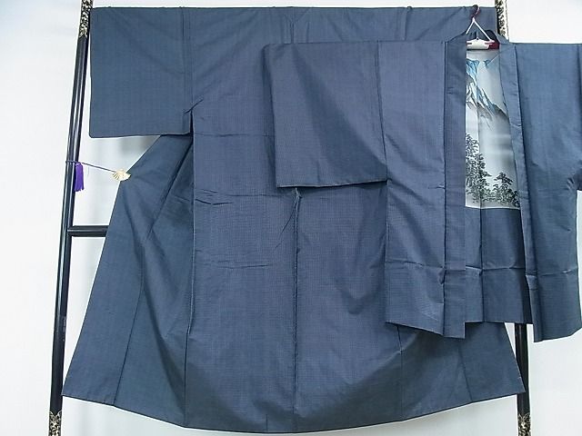 平和屋2男性　本場大島紬　アンサンブル　100亀甲　総詰め　逸品　DAAD8519ya