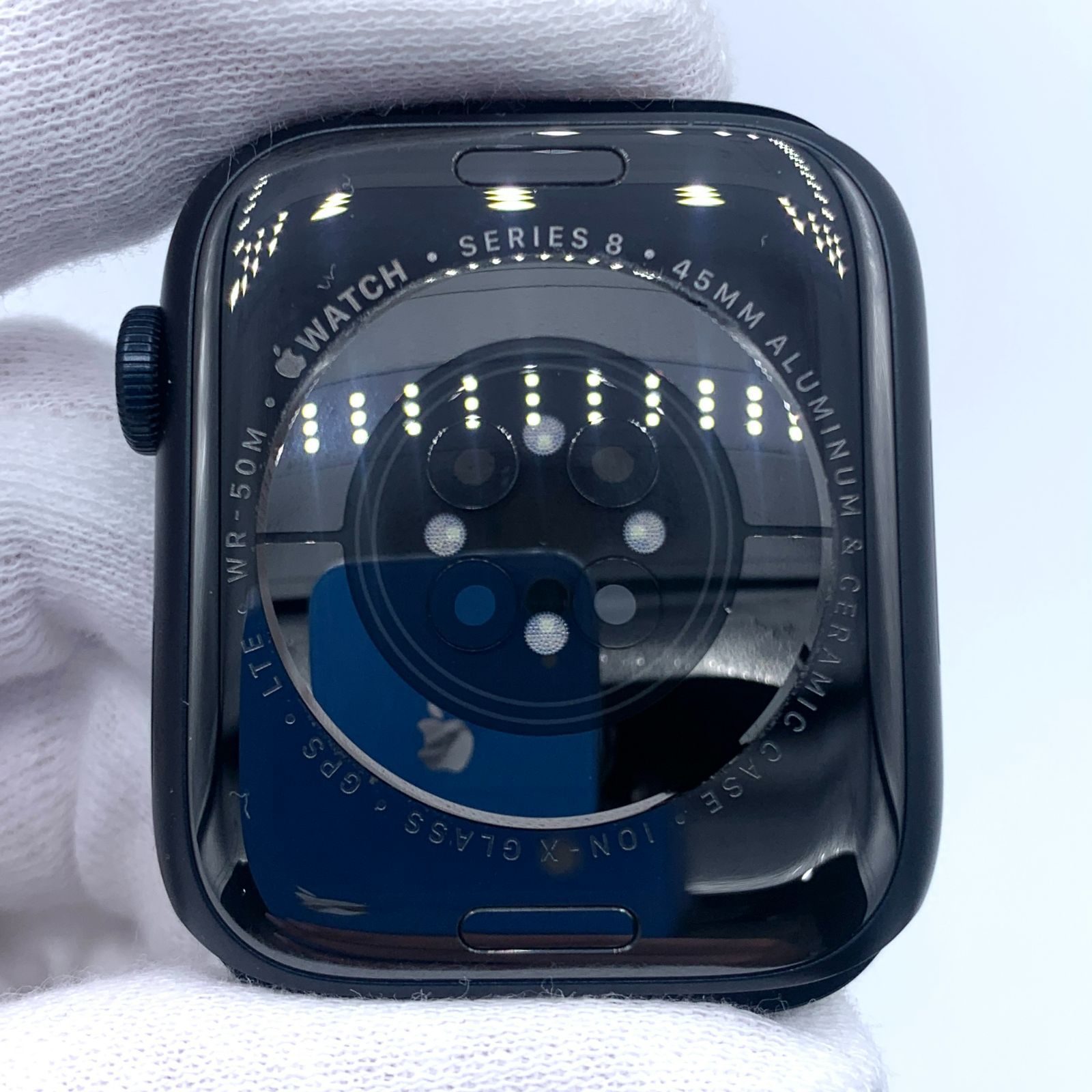 ▽Apple Watch Series8 45mm GPS+Cellularモデル ミッドナイト 