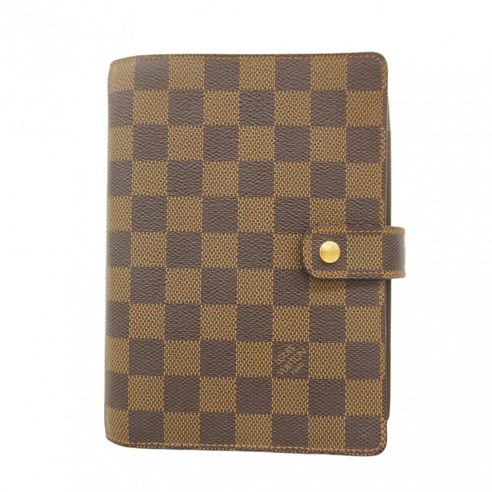 ルイ ヴィトン Louis Vuitton ルイ ヴィトン 手帳カバー ダミエ アジェンダMM R20701 エベヌメンズ レディース