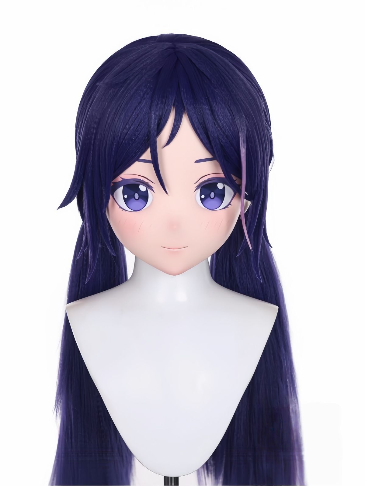 全頭マスク カツラ付き ロック付き NO.400 ドール ヘッドロリータ人形 コスプレ 変身 仮装 着ぐるみ kigurumi 二次元