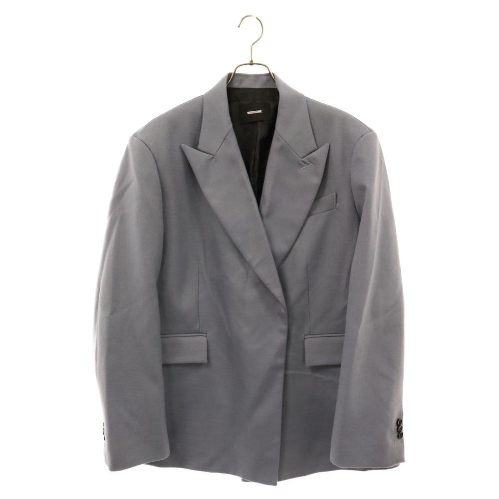 we11done (ウェルダン) Logo Embossed Blazer WD-JK8-20-055-W-BL バックロゴブレザー ジャケット ブルー