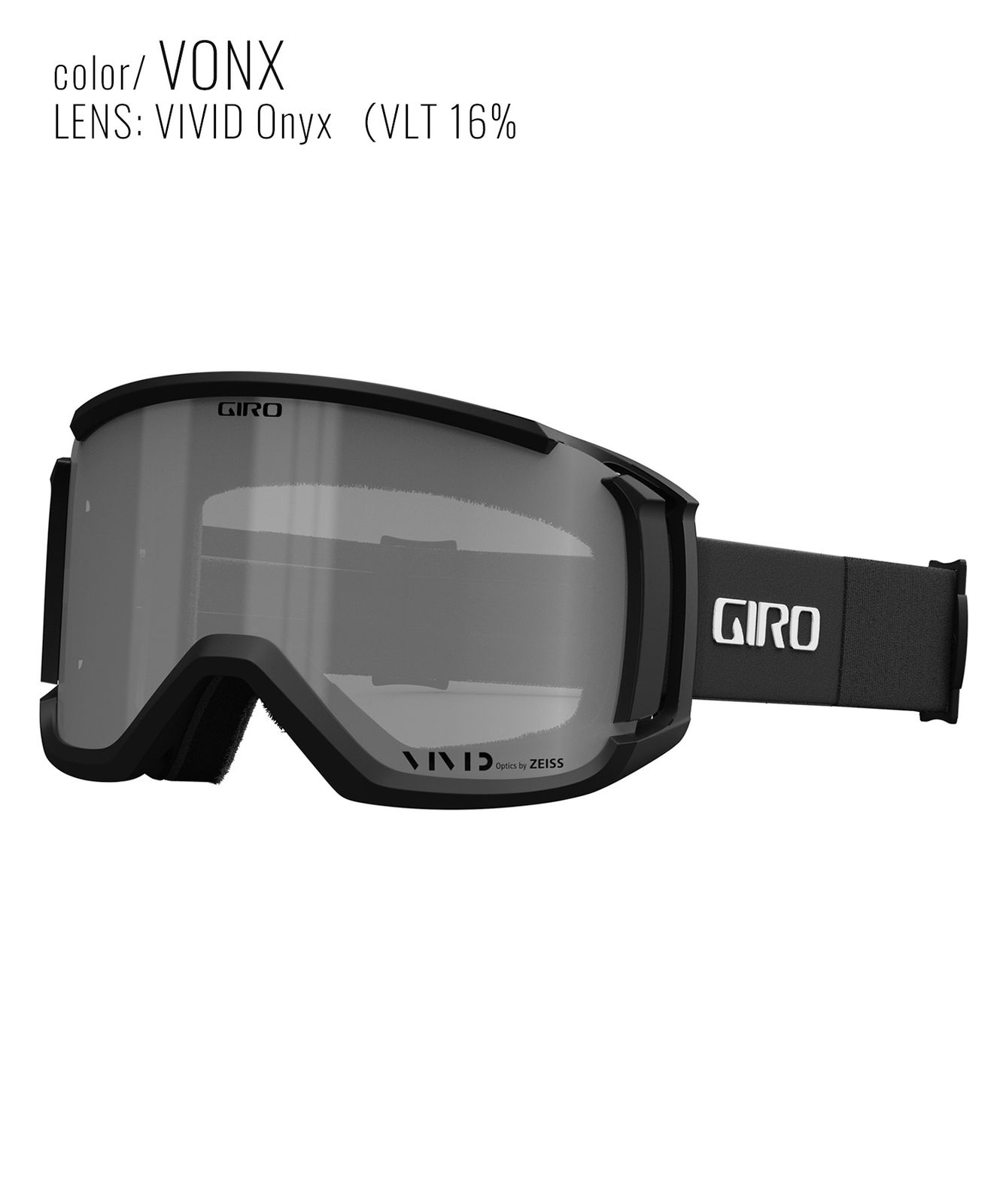 【美品】GIROスノボゴーグル GIRO ジロ スキーゴーグル U/GOGGLE AXIS (ASIAN FIT) WHITE