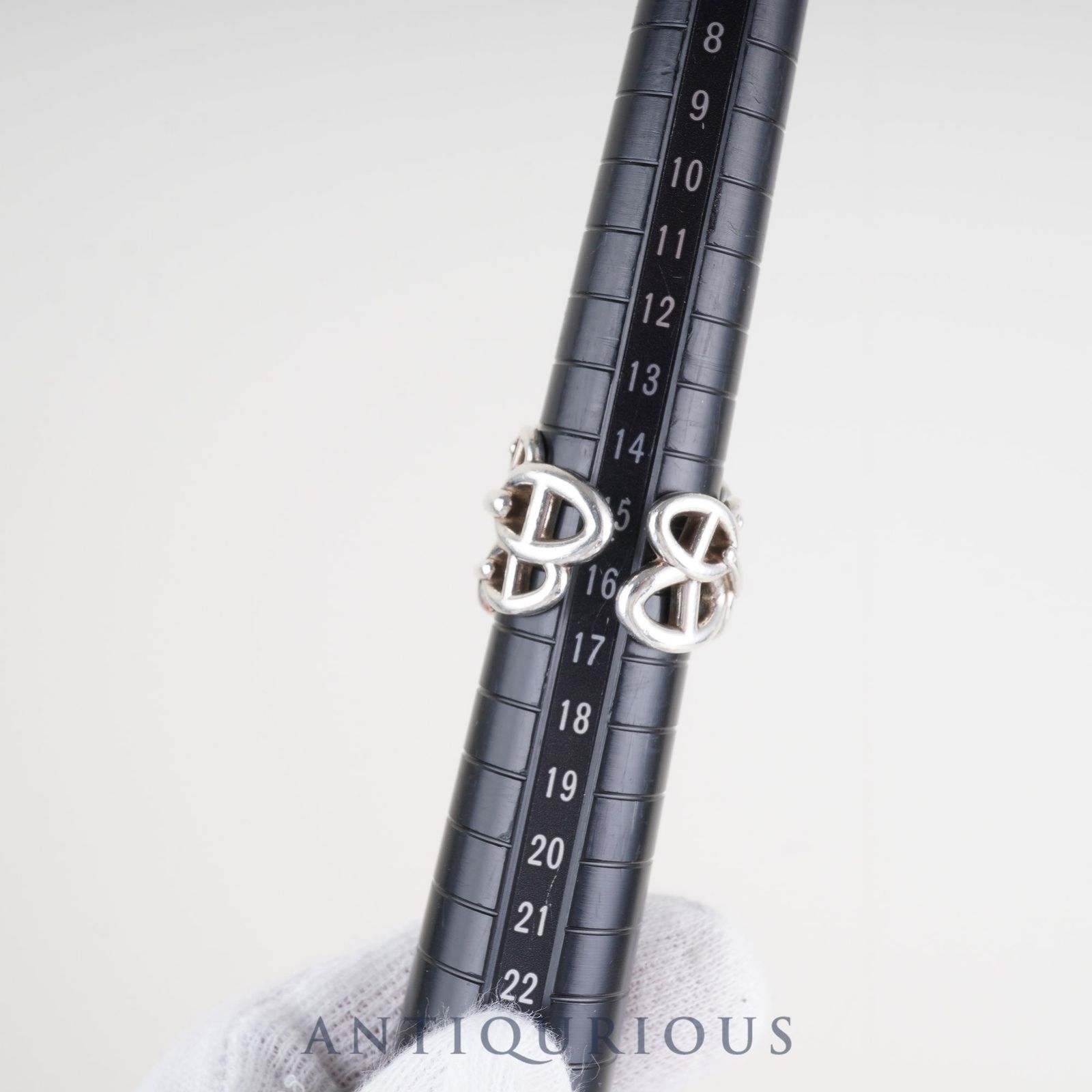 国内正規店購入エルメス　シェーヌダンクル　アンシェネGMリング56 エルメス リング シェーヌダンクル アンシェネ GM SV925 #56 22