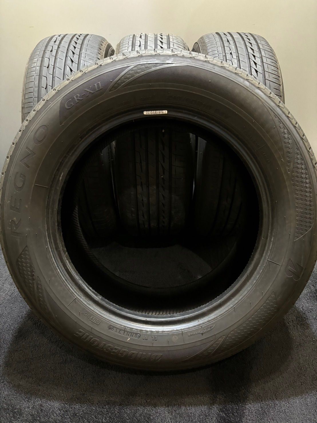 専用12 BRIDGESTONE 215/60R16 クラウン 純正 ノーマル ☆215/60R16 BRIDGESTONE/REGNO GR-XⅡ 19年製 夏タイヤ サマー