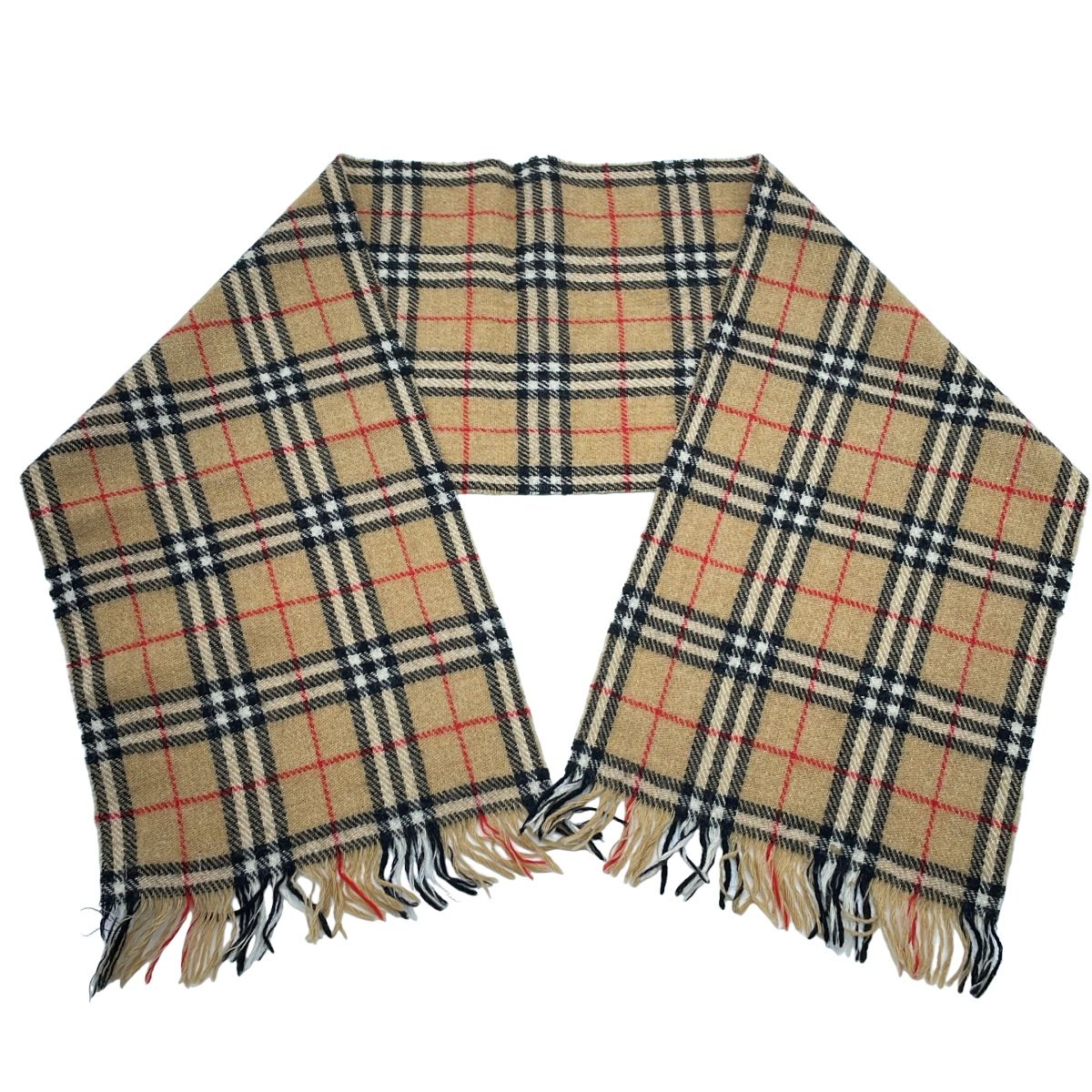 kaバーバリーズ ロンドン ノヴァチェック 100%ウールマフラーベージュ Burberry's バーバリーズ ノバチェックウールマフラー ベージュ
