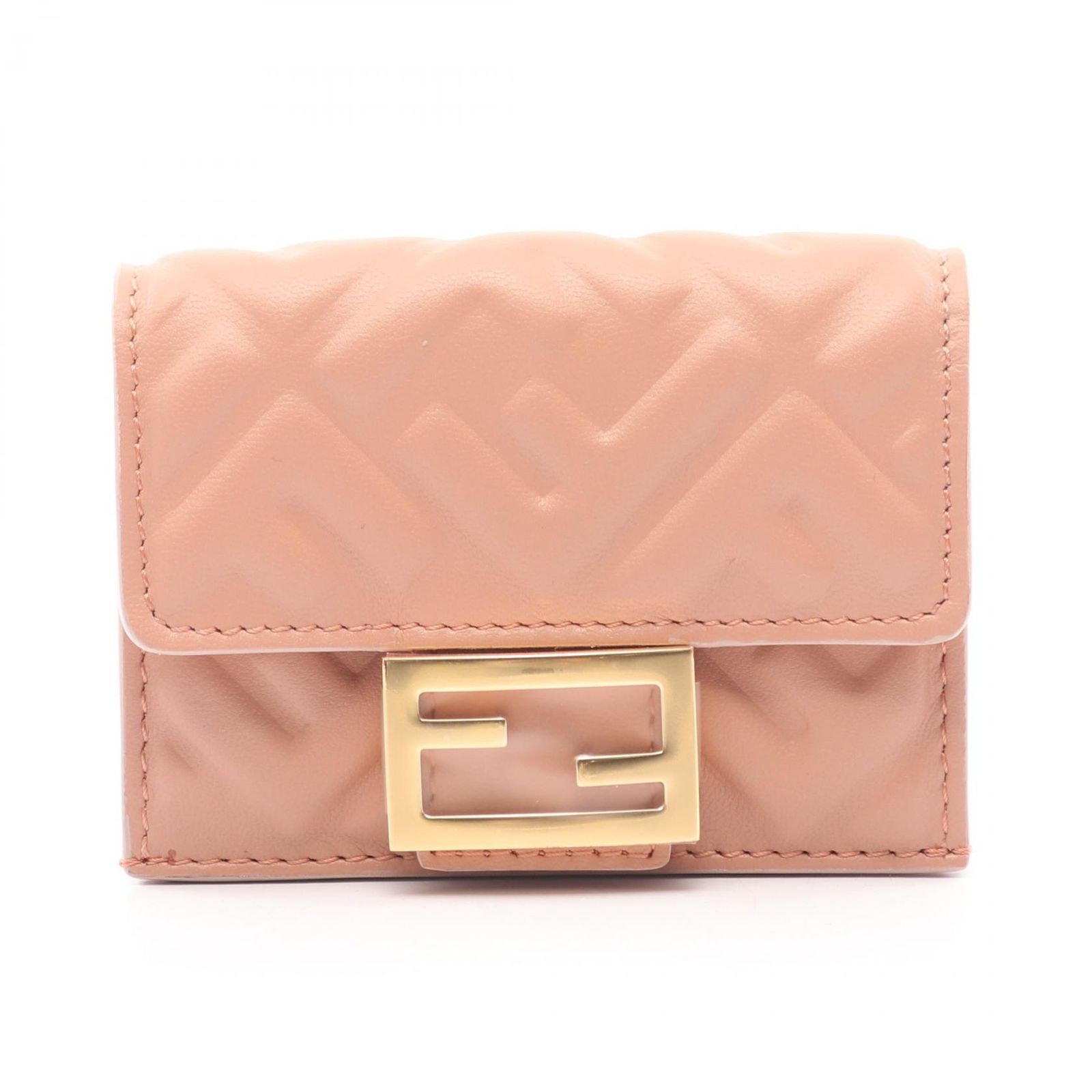 フェンディ FENDI 三つ折り財布 バゲット FFロゴ
