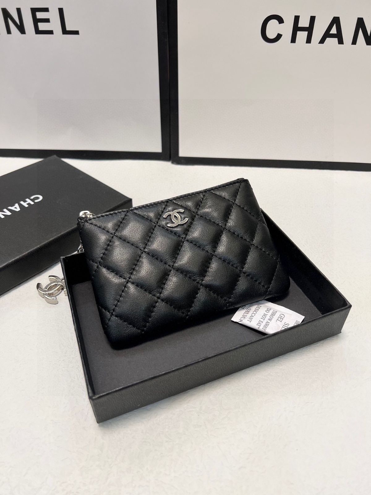 本日限定特価】シャネル ラムスキン コインケース 14.5×9cm