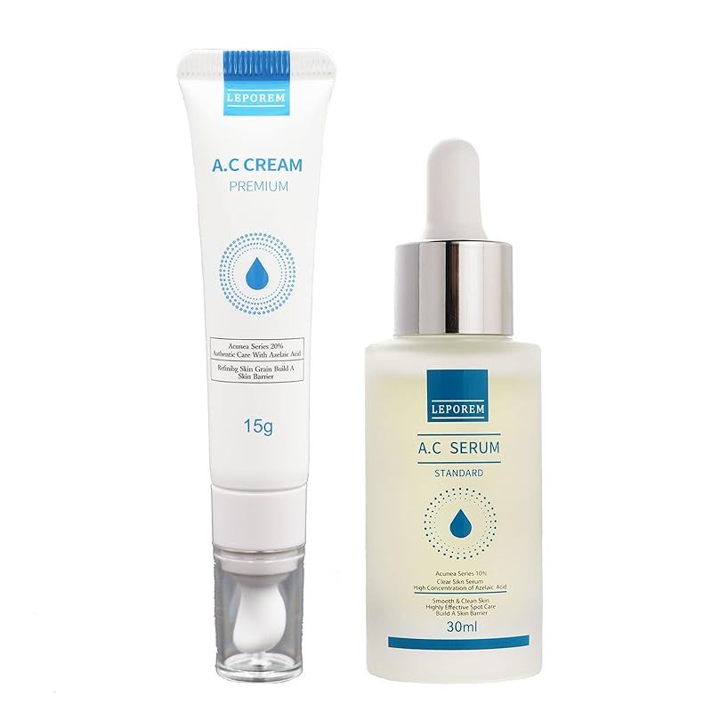 LEPOREM アゼライン酸 高濃度 20%配合 ACプレミアムクリーム 15g azelaic acid 保湿 ACUNEAシリーズ ((お得セットE)) 0