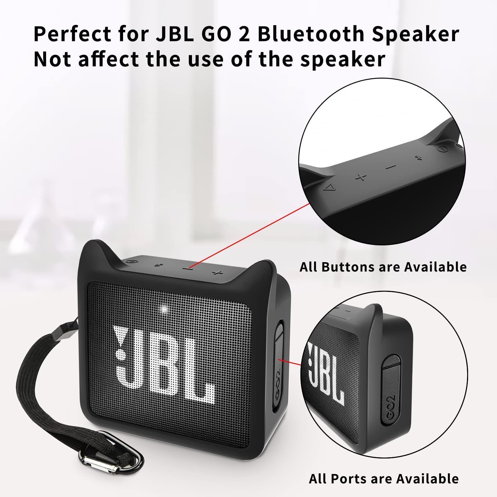 新着商品】JBL GO2ポータブルBluetoothスピーカー用保護シリコンカバー