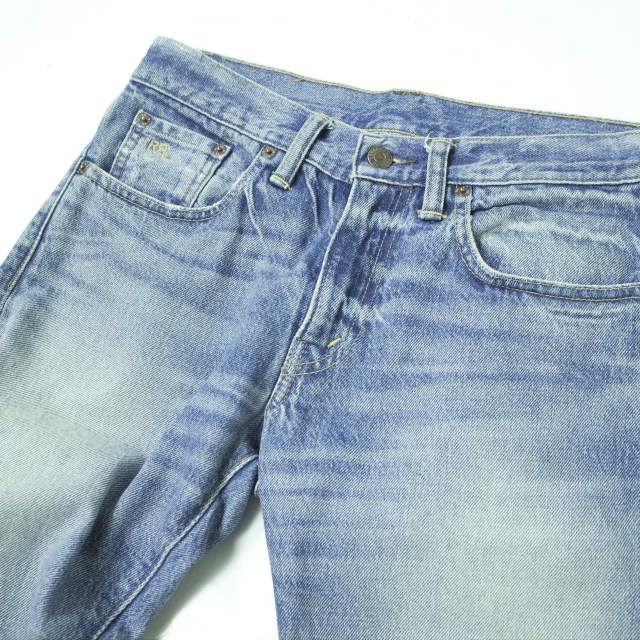 RRL ダブルアールエル Lawson Wash Slim Fit Distressed Jean ダメージ