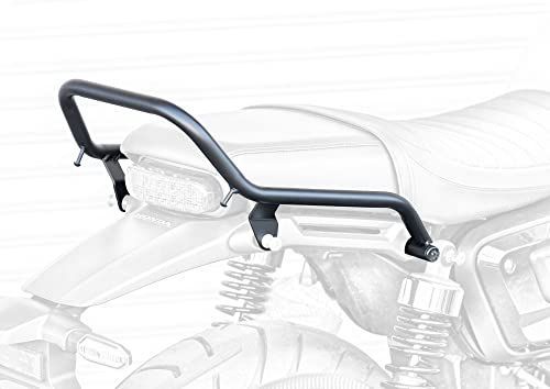 キジマ (kijima) バイク バイクパーツ タンデムグリップ 荷掛けフック付き GB350S スチール製マットブラック仕上げ HONDA 210-553