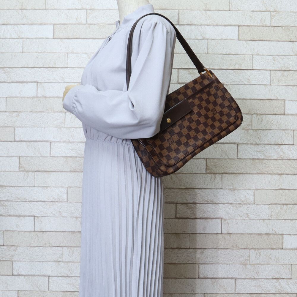 ルイヴィトン LOUIS VUITTON ショルダーバッグ ダミエ 吹き オーバー  
