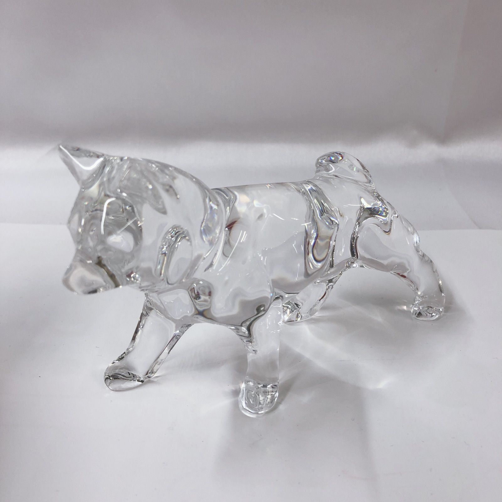 バカラ Baccarat 干支 犬 クリスタルオブジェ - メルカリ