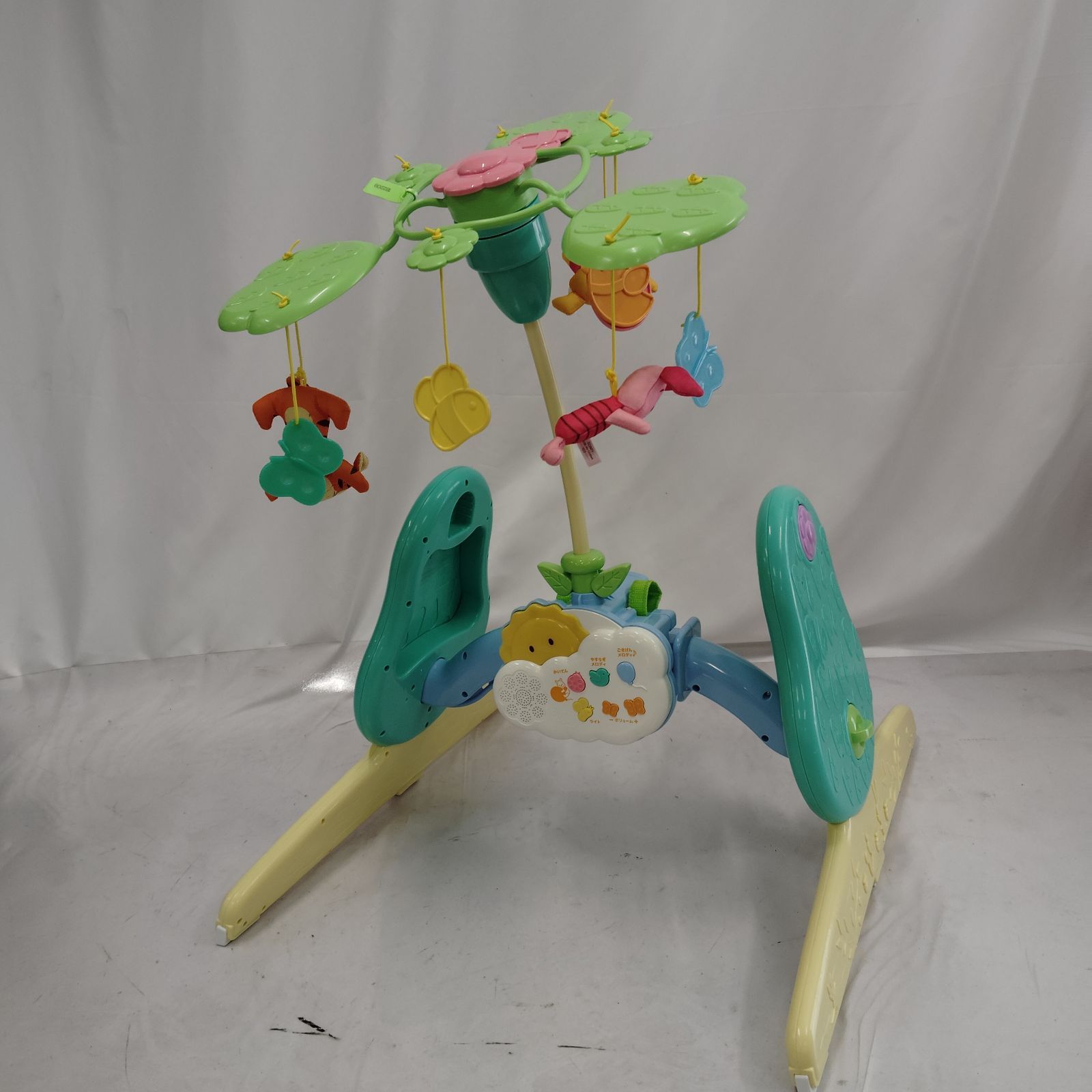 美品 Disney くまのプーさん6WAYジムにへんしんメリー 動作確認
