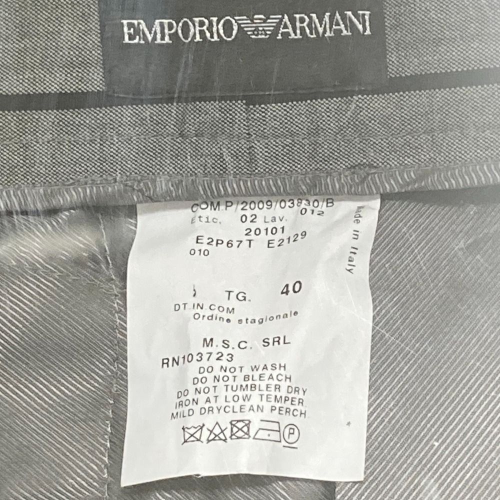 美品 ENPORIO ARMANI エンポリオアルマーニ ストライプ柄