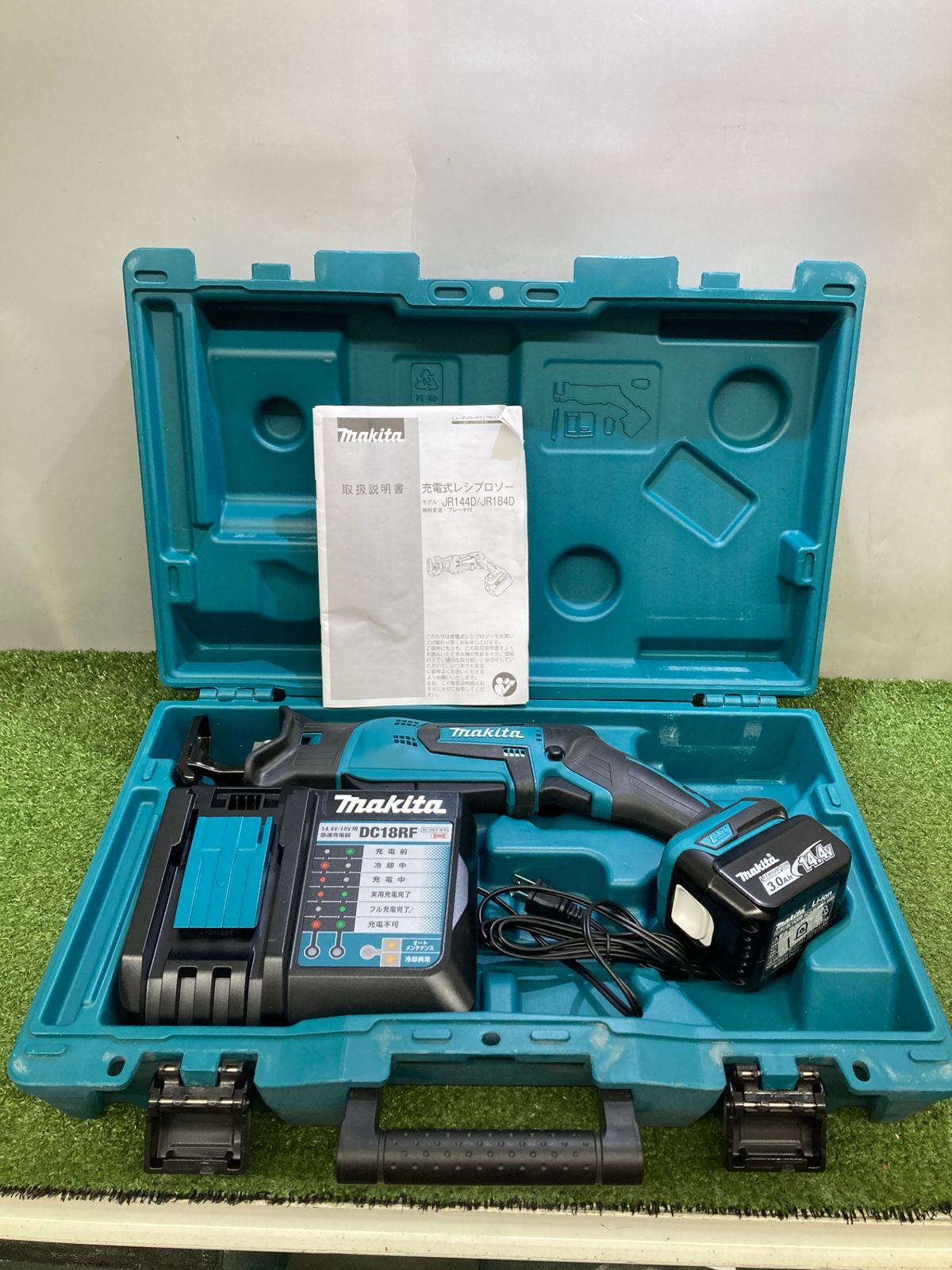 品 0921 マキタ 充電式レシプロソー 14.4V 3.0Ah JR144DRF IT147ZFFJ0Y1