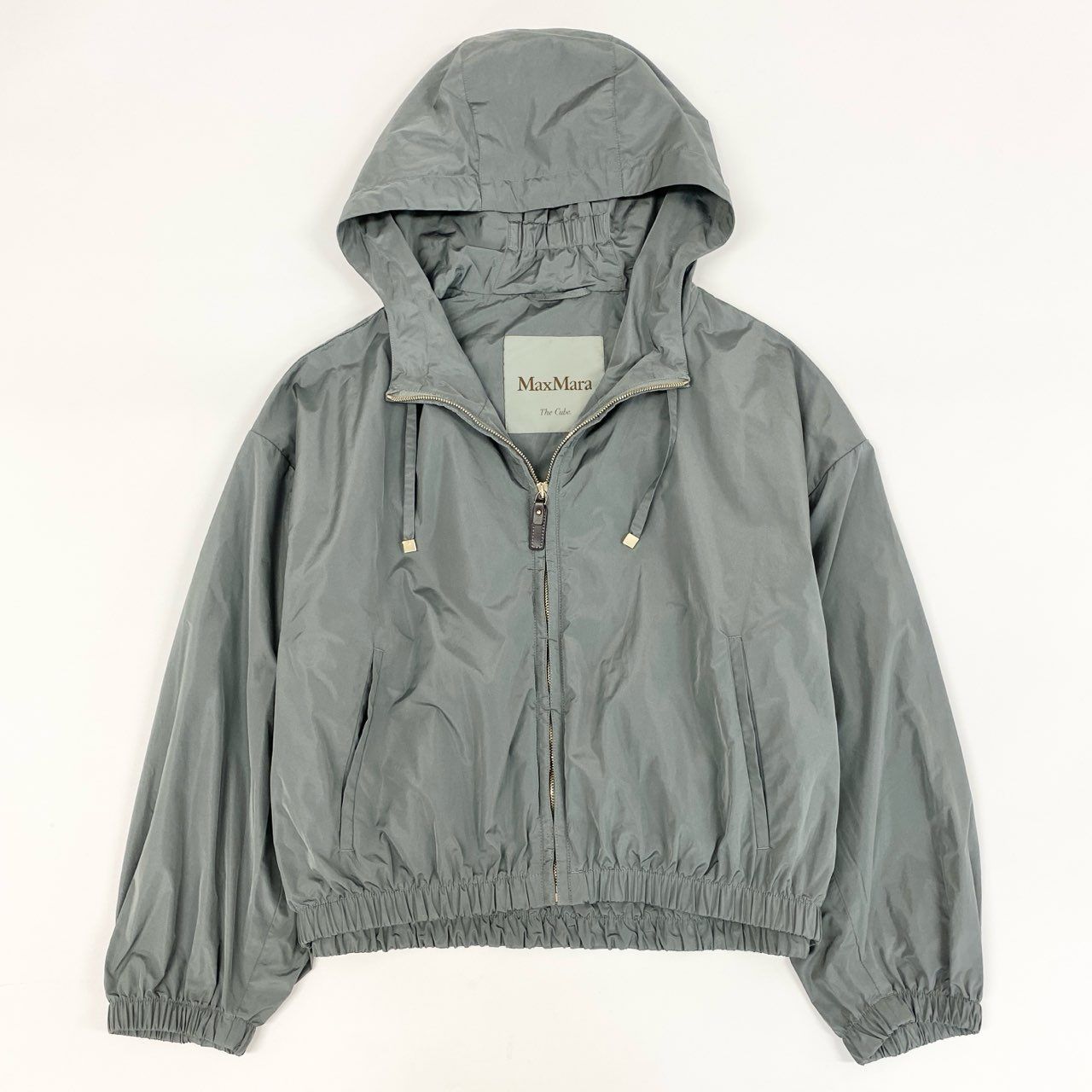 57h4 Max Mara マックスマーラ The Cube. テクニカル タフタ