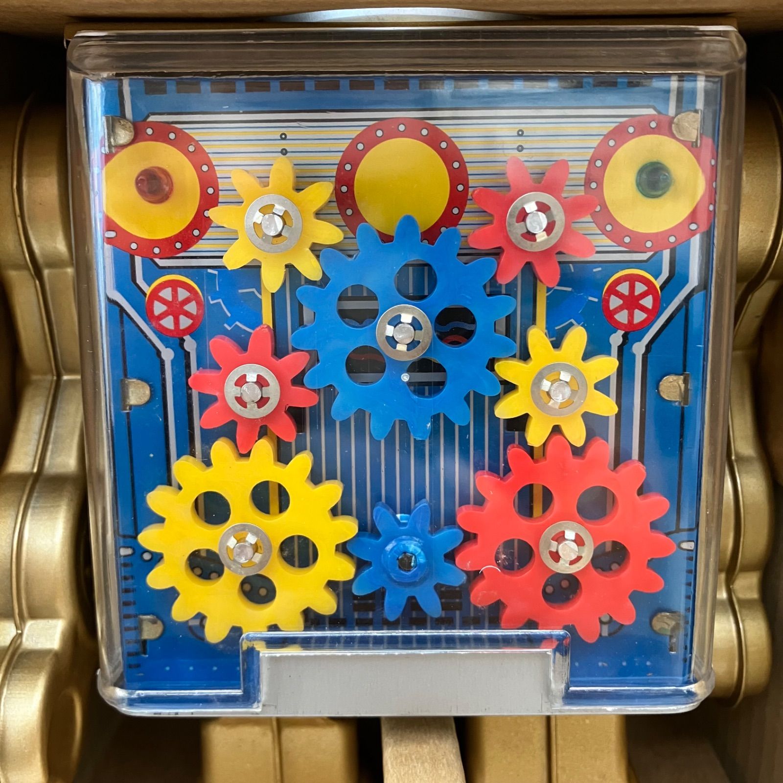 3-000018】 BATTERTY OPERATED GEAR ROBOT メタルハウス ブリキ