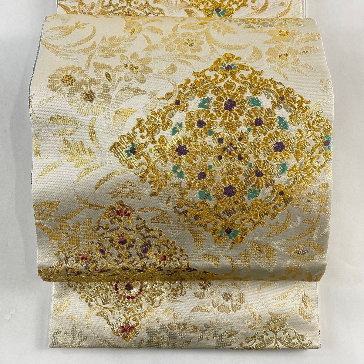 ［お太鼓柄］　袋帯　中古美品　珍品　ツタンカーメン433cm O-326 袋帯 美品 名品 お太鼓柄 正絹 【中古】の通販 by バイセル